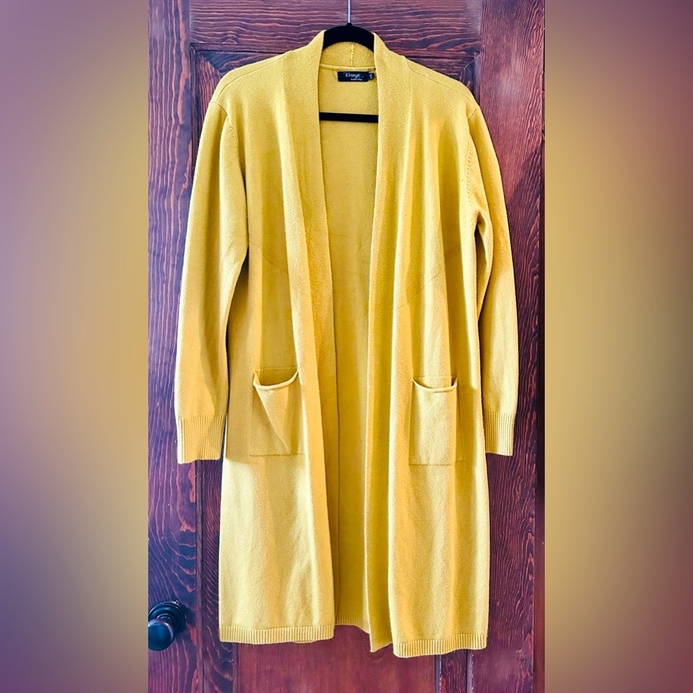 Orange Fashion Village  3/4 Length Cardigan